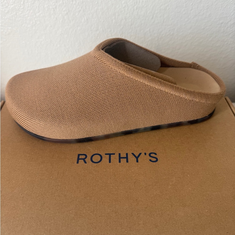 Rothy's Tan Slip-On Mule